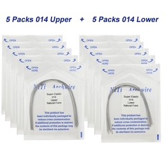 100PCS Dental Orthodontic Arch Wire Niti Natural Form Round Rectangular 16×22 14