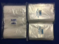 Elkay Plastic Zipper Clear Zip-Lock Seal Top Reclosable Poly Bags 2Mil