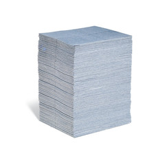 New Pig Heavy-Weight Blue Absorbent Mat Pad – 15 Inch x 19 Inch – 100 Pack BLU1