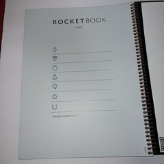 Rocketbook Core Reusable Smart Notebook, 8.5-inch x 11-inch, Dots
