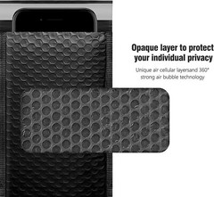 1000 #000 4×8 Black Poly Bubble Padded Envelopes Self-Sealing Mailers