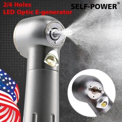 NSK Style Dental Fiber Optic LED E-generator High Speed Handpiece Turbine 4 HOLE
