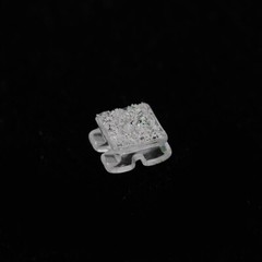 Ortho Monocrystalline Sapphire Brackets Dental Clear Brace MBT/ROTH 022 345Hooks