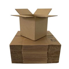 UOFFICE Corrugated Boxes 6″ x 6″ x 6″ Cube Boxes – Bundle of 25