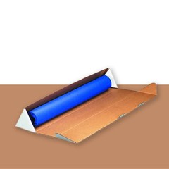 3 x 36 1/4″ White Triangle Mailing Tubes ECT-32B 50/Case