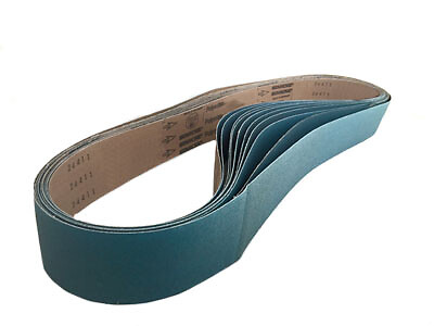 Sanding Belts 2 X 72 Zirconia Cloth Sander Belts, 6 Pack (120 Grit)