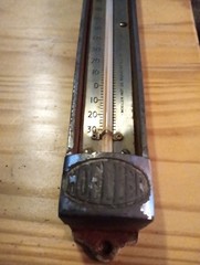One Moeller Thermometer 30-130°F as pictured Intact Working