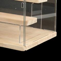 4-Tier Large Acrylic Display Case Dustproof Box for Collectibles Action Figures