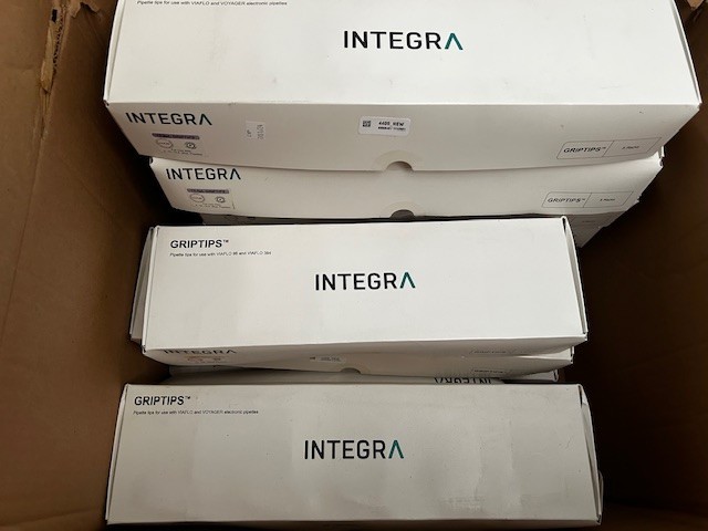 4405 Integra Pipette Tips 12.5uL, 5 Std Non-Eco Racks/ 384 Tips= 1,920 Tips