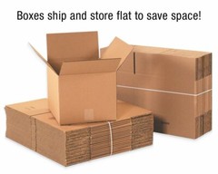 25 9x6x2 Cardboard Shipping Boxes Cartons Packing Moving Mailing Box Storage