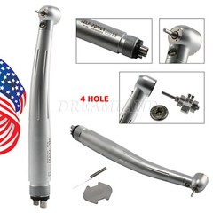 NSK Style Dental Fiber Optic LED E-generator High Speed Handpiece Turbine 4 HOLE