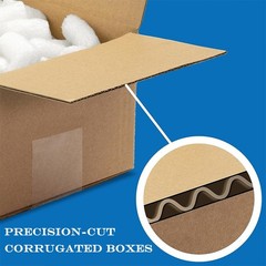 Secure Seal 6x6x4 Corrugated Boxes – Pack of 10/30/50 | Shipping Mailing Moving