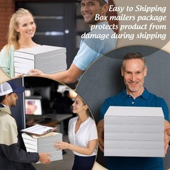 100 Pack 7 Inch Vinyl Record Mailers Boxes 45 RPM Easy Fold LP Cardboard Mail…