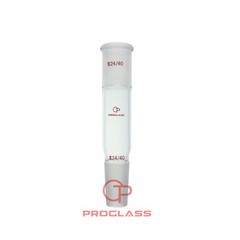 Laboratory Glass Straight Connecting Adapters 24/40