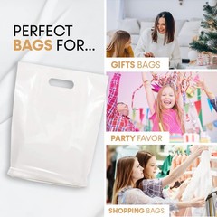 Merchandise Bags, Die Cut Handles, Strong, Durable, and Tear Resistant Bags P…