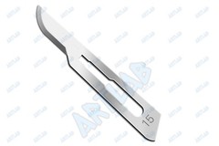 10 LOT STERILE DISPOSABLE SCALPELS #15 SINGLE USE – DENTAL,SURGICAL,DERMAPLANING