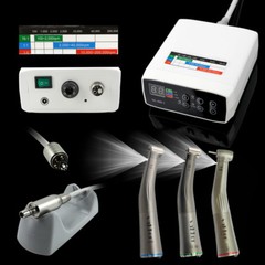 CICADA Dental LED Brushless Motor + 1:1/1:5/16:1 Contra Angle Handpiece 4 Hole