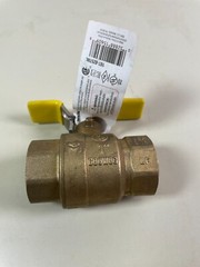 ProLine 1″ Brass Ball Valve 600PSI Full Port T Handle Valve 107-825TNL
