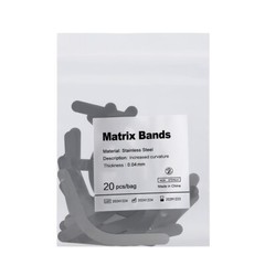 20pc/kit Dental universal Matrix Bands Tofflemire Stainless Steel band #1#2#3#13