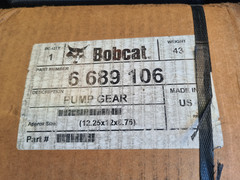 BOBCAT High Flow Double Gear Hydraulic Pump S250 S300 863 Skid Steer T200