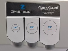 Zimmer Biomet PlumeVac Surgical Smoke Evacuator AEVV120 with PlumeGuard Filter