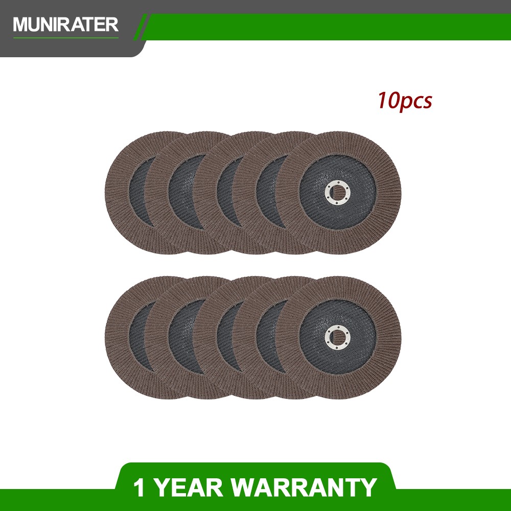 7″ x 7/8-Inch T29 Flap Discs 40 Grit Flapper Wheel for Angle Grinder 10 Pcs