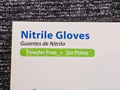 (1000-PIECES) Huayuan Blue Disposable Nitrile Exam Gloves Powder-Free Medium