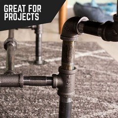 3/4 in. X 24 in. Black Pipe 4 Pack