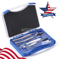 1 Set Estilo Dental 4 Agujero Alta y Baja Velocidad /Kit de Pieza de Mano de