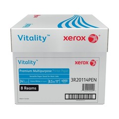 Xerox Vitality 8.5-inch x 11-inch Premium Multipurpose Paper, 24 lbs., 97 Bri…