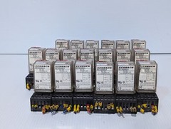 Schrack MT3330C4 relay, 24VDC with Schrack MT78740 relay base as shown