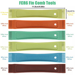 5in1 Air Conditioner Fin Cleaner Set Fin Comb Condenser Straightener Clean Brush