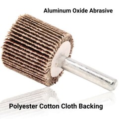 5PCS Drill Flap Wheel Sander 1-1/2x1x1/4″Flapper Sanding Grinding 40 80 120 Grit