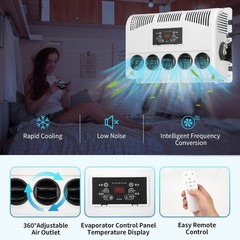 12V 11000 BTU Truck Air Conditioner Split AC For Semi Trucks Bus RV Caravan US