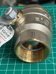 NOS Proline 107-007NL 1-1/2″ FIP x 1-1/2″ Brass FIP Ball Valve Full Port Lever