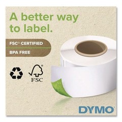 DYMO LabelWriter Continuous-Roll Receipt Paper, 2.25″x300 ft, White, 5 Rolls/PK
