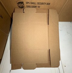 50 Pieces 9″ x 6″ x 3″ Corrugated Security Mailer Shipping Box