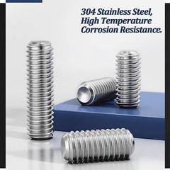525PCS Metric + SAE Set Screw Assortment Kit 24 Size 304 Stainless Steel Grub…