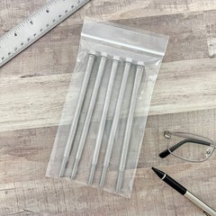 Plymor 4″ x 7″, 4 Mil Heavy Duty Zipper Reclosable Plastic Bags