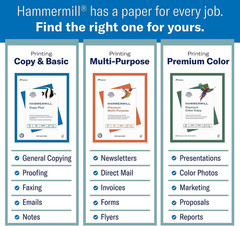 Hammermill 8.5-Inch X 11-Inch Premium Color Copy Paper, 28 Lbs., 100 Brightness,