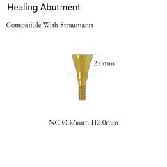US Dental Healing Abutment Closure Compatible With Straumann ITI BoneLevel NC/RC