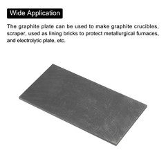 Graphite Block Ingot Rectangle Graphite Electrode Plate 200x100x5mm