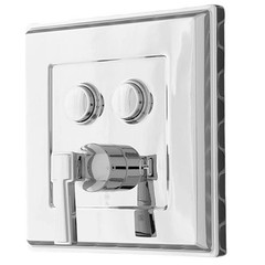 Signature Hardware Pinecrest Single Handle Shower Trim Kit Polished Nickel Valve