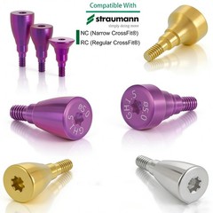 US Fit Straumann Closure Screw Healing Abutment NC/RC Bone Level BL/BLT Titanium