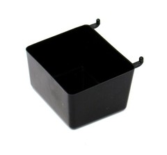 Small Plastic Pegboard Storage / Part Bins – Black Pink Orange Red or Yellow