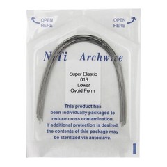 100PCS Dental Orthodontic Arch Wire Niti Super Elastic Round Rectangular Ovoid