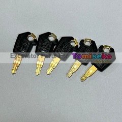 5pcs Ignition Keys 5P8500 5P-8500 For Caterpillar Heavy Equipment Excavator