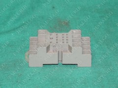 Dayton, 2A584F, Relay Socket 12p Cube Square Rectangle 7A 300VAC
