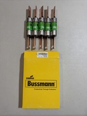 Bussmann Fusetron Copper Fuse FRS-R-80 80A 600VAC Lot of 5 New In Box Fast Ship!