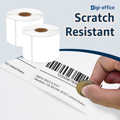 1 Roll 500 Labels 4X6 Direct Thermal for Zebra LP 2443 2844 2442 Eltron ZP450